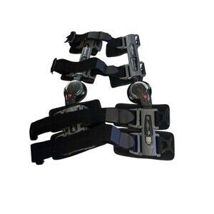 DONJOY X-ROM Adjustable Post-Op Knee Brace Universal Fit Extension Flexion Black